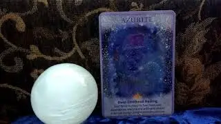 daily oracle card reading Crystal Angels tarot Azurite all signs
