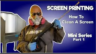 How to clean a Screen for Screen Printing (mini series episode 1)