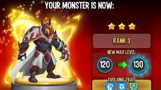 Monster Legends #680 Armor Claw Level 130 Rank 3