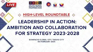 High-Level Plenary: Leadership in Action: Ambition and Collaboration for Strategy 2023-2028