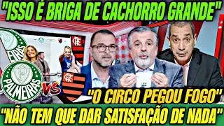 🔥 “ISSO É BRIGA DE CACHORRO GRANDE!” Palmeiras x Flamengo agita os debates e o circo pega fogo! ⚽💥