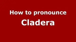 Как произносится Cladera (испанский/Аргентина) - PronounceNames.com