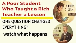How a Poor Student Shocked His Rich Teacher | Motivational English Story 2026