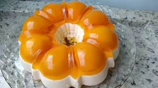 Gelatina de Pêssego Cremosa