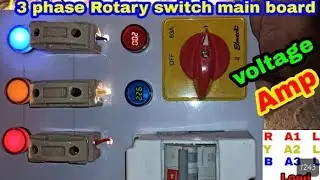 3 Phase main board connection with Rotary switch 11 3 phase Rotary switch connection