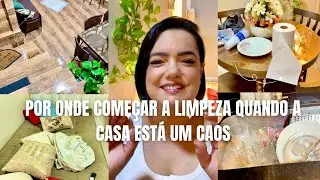 COMECE A LIMPEZA PELO CÔMODO MAIS BAGUNÇADO/ DICAS