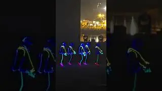 Light Dance Show in Muscat Nights in Qurum Park Oman