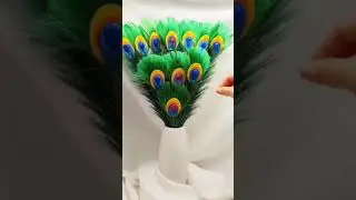 Beautiful Peacock Feathers DIY.