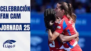 Andrea Gómez: Celebración del gol en la FAN CAM