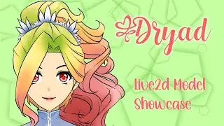 Dryad Vtuber Model Showcase