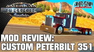 ATS MODS | Custom Peterbilt 351 | AMERICAN TRUCK SIMULATOR MOD REVIEW | ATS MOD REVIEW