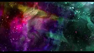 Abstract space illustration animation. Abstract background animation.Nebula background video