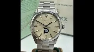 Vintage Rolex Air-King 5500 Pool Intairdrill or &ldquo;petroleum&rdquo; 1982 Box and Papers