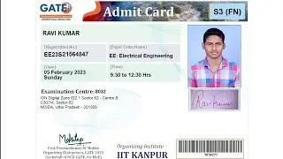 GATE Admit Card 2022 | GATE Admit Card 2022 Download | GATE Admit Card Date 2022 | GATE Admit Card