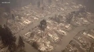 Drone video shows almost nothing left in Paradise