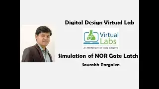 Simulation of NOR gate Latch using Virtual Lab
