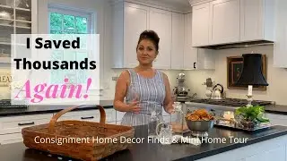 Consignment Home Decor Haul Home Tour