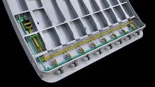 Airbus A330-300 - Cargo door mechanism animation