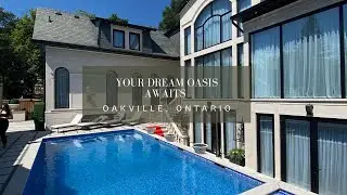 Sneak Preview: Backyard Oasis Of A Custom Luxury Family Home In Oakville, Ontario