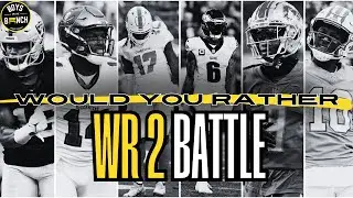Which WR2 Can You Trust More in Fantasy Football? | Fantasy Football Debate 2024