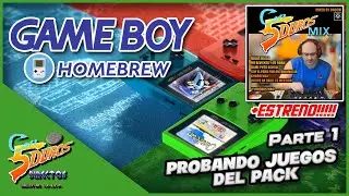 DIRECTO 101 - GAME BOY HOMEBREW - PROBANDO PACK LNS - PARTE 1 + ESTRENO C5D MIX)