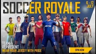 Soccer Royale 1 Spin Trick | Soccer Royale Free Fire | Jersey Royal Free Fire | FF Jersey Event