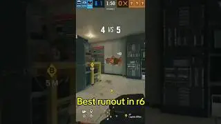 Best run-out in R6 #rainbowsixsiege #r6siege #shorts #subscribe #gaming