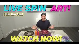 Spin Art For Fans 🍥 #live #livestream #spinart