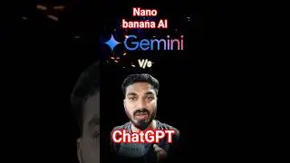 Gemini AI vs ChatGPT 🔥 | Nano Banana AI Trend Explained in Hindi #trending #ai #gemeni #shorts