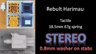 Rebult x JWK Harimau Switch Stereo Sound Test, Stock Lubed Filmed Tapping Typing