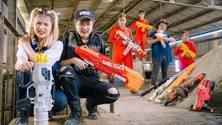 Action S.W.A.T HERO Man & Super Girl Strong Warriors Prison Escape Mission