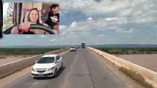 UM POUCO DA VIAGEM! PASSANDO A PONTE DE IBOTIRAMA/BA