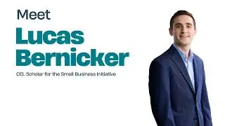 Meet a CEL Scholar - Lucas Bernicker
