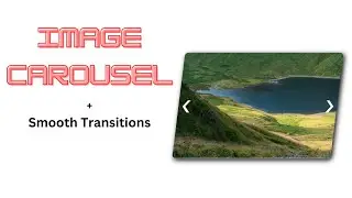 Tilted image carousel with smooth transition effects