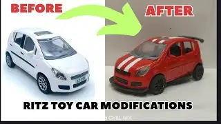 MARUTI SUZUKI RITZ TOY CAR MODIFICATIONS WORK 😍😊