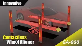 Innovative Tech: Revolutionary Touchless Wheel Alignment with Elegant Design