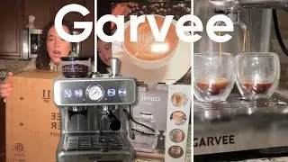 Unbox and use my Garvee Espressoo Machine with me