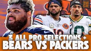 Chicago Bears News | 3 Bears Named All Pro ! + Bears-Packers Wild Card Preview