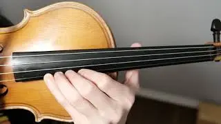 C Sharp or D Flat Major 3 Octave Scale - Violin