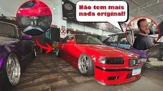 BMW E36 Stance na SUSPENS&Atilde;O A AR da Por.n Garage!