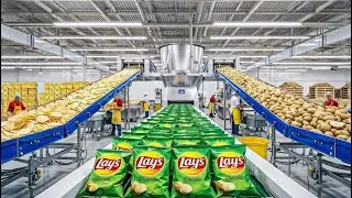 How Potato Chips Are Made in a Factory 🍟 | From Potato to Crispy Chips