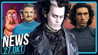 Johnny Depp &uuml;bernimmt KULTrolle! KYLO REN Film? Netflix setzt Animations Hit fort & Fantastic Four