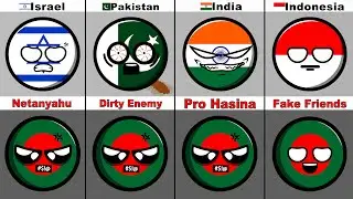 Countries that Hate/Love Bangladesh🇧🇩 2025