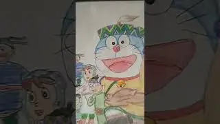 dorimon and with friends #art #drawing #sketch #dlist #trending #viral #drill #shorts