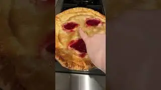 wait until the end to know how it tastes #piemaking #pie #facecrust #halfwaytohalloween #spooky