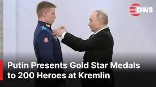 FULL CEREMONY: Putin Presents Gold Star Medals to 200 Heroes at Kremlin | Fatherland Day | AC1E