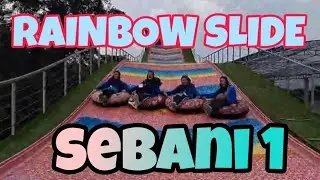 MELUNCUR DI RAINBOW SLIDE SEBANI 1 PASURUAN