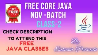 Core Java Class 2 | Nov Batch| Define Method & Method Calling | Create Object | Instance | Reference