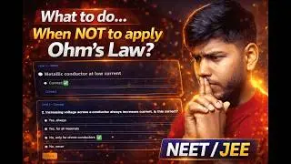 When NOT to Apply Ohm&rsquo;s Law? | NEET / JEE Trap Questions Explained | Physics in Tamil