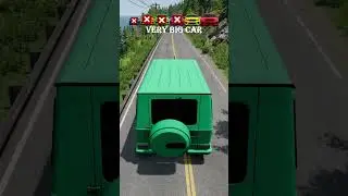 Mercedes G-Class DESTROYS Itself Crashing Into Concrete Wall | EXTREME IMPACT #shorts 